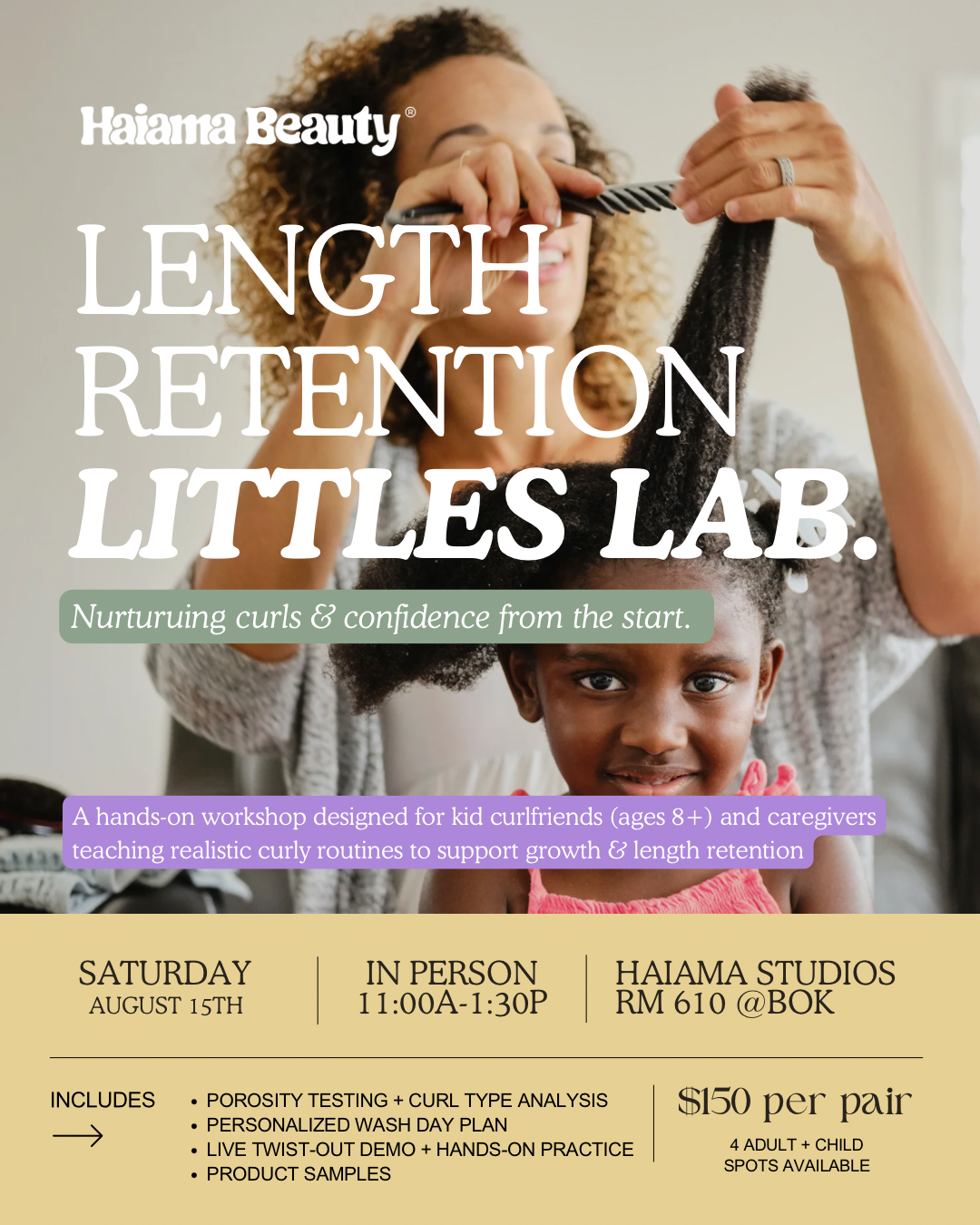 NEW: Length Retention Littles Lab [WORKSHOP]