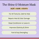 Shine & Moisture Mask | Deep Conditioner + Leave-in