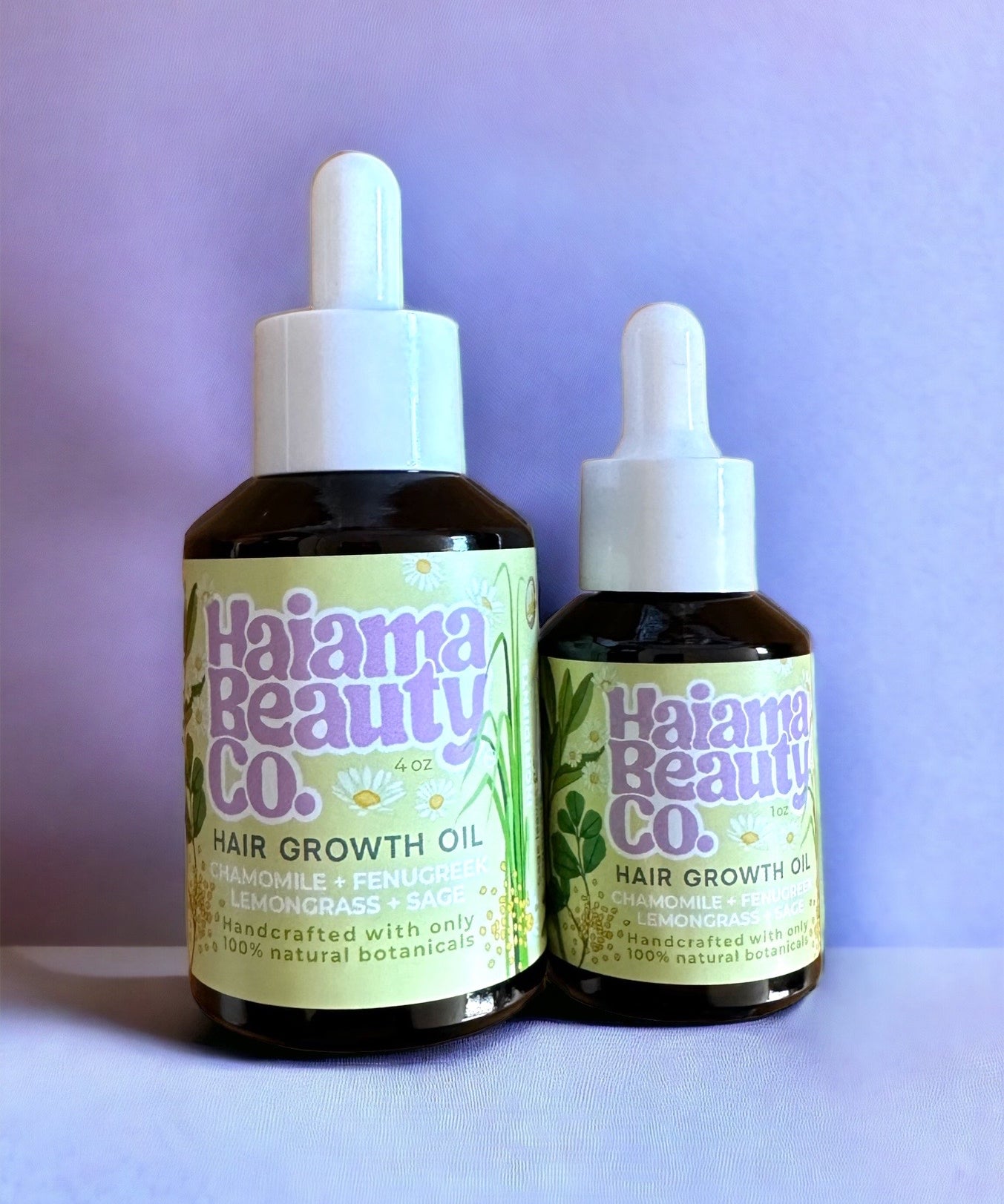 The Leona Bundle by Haiama Beauty | Red Light Therapy for Hair Growth & Growth Elixir